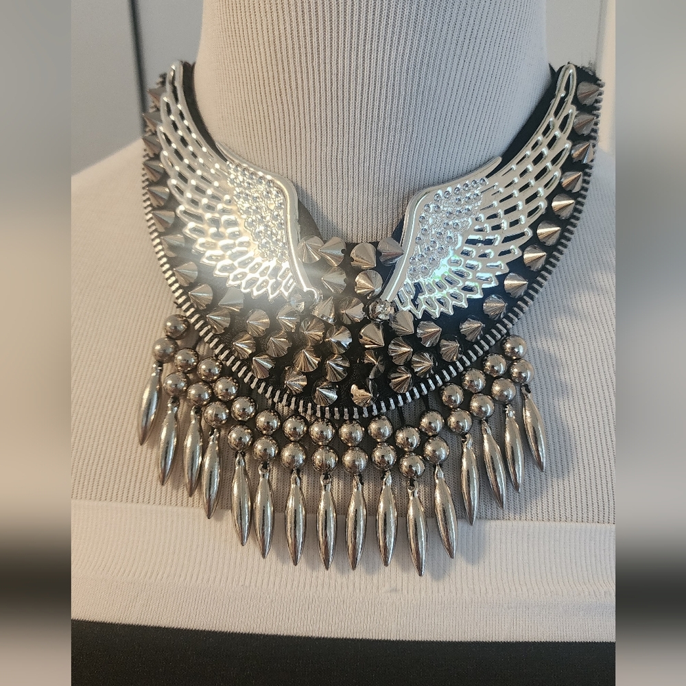 Silver Statement Necklace